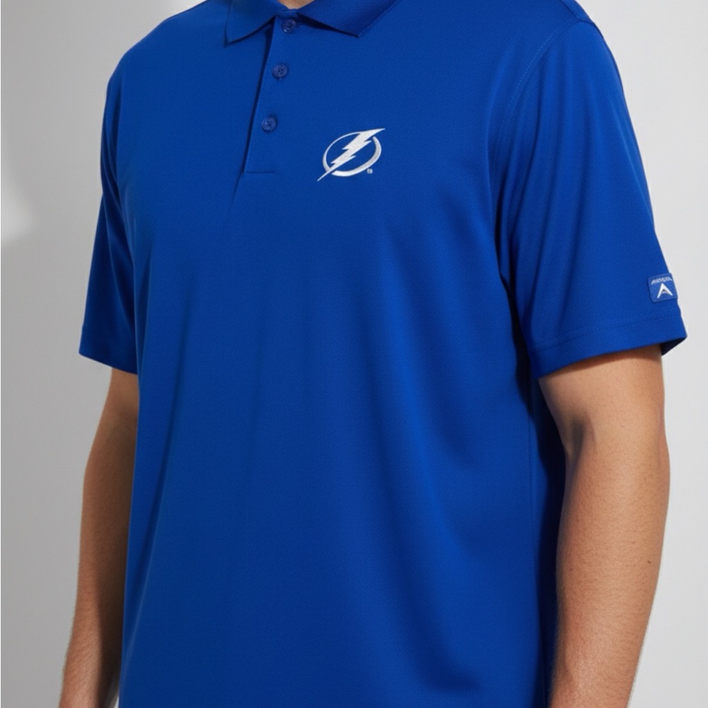Antigua Tampa Bay Lightning polo Excellent Condition,Ships next day Size XL